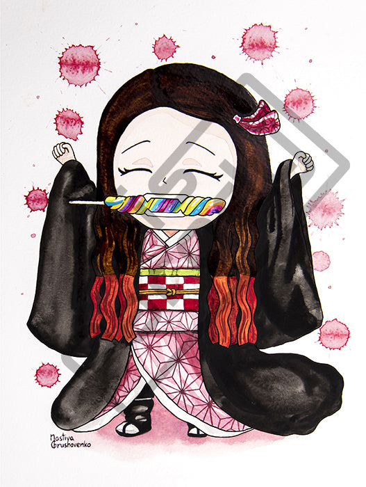 Little Nezuko by Nastiya G