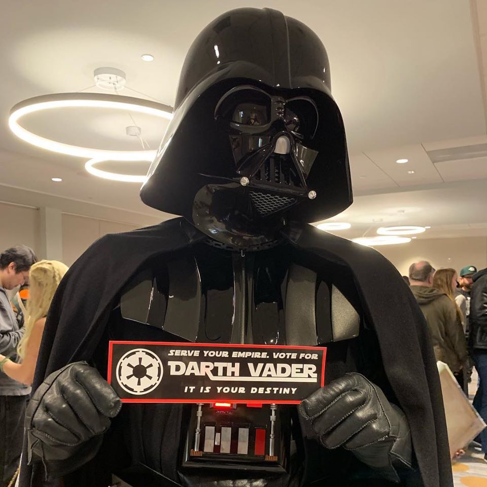 Vote Darth Vader Bumper Sticker