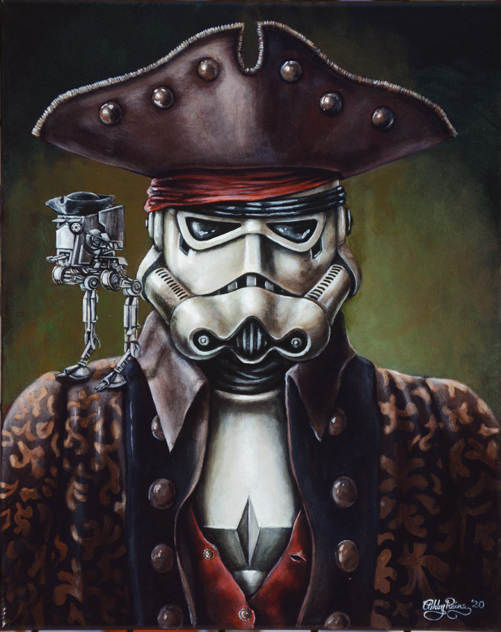 Captain Jack Trooper Original Painting by Ashley Raine SOLD
