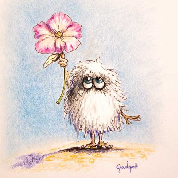 FIFFLES, THE FRIENDLY FUZZ MONSTER by artist Gadget