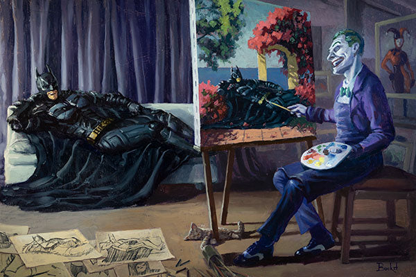 Paint Me Like One of Your Gotham Girls Original by Bucket SOLD