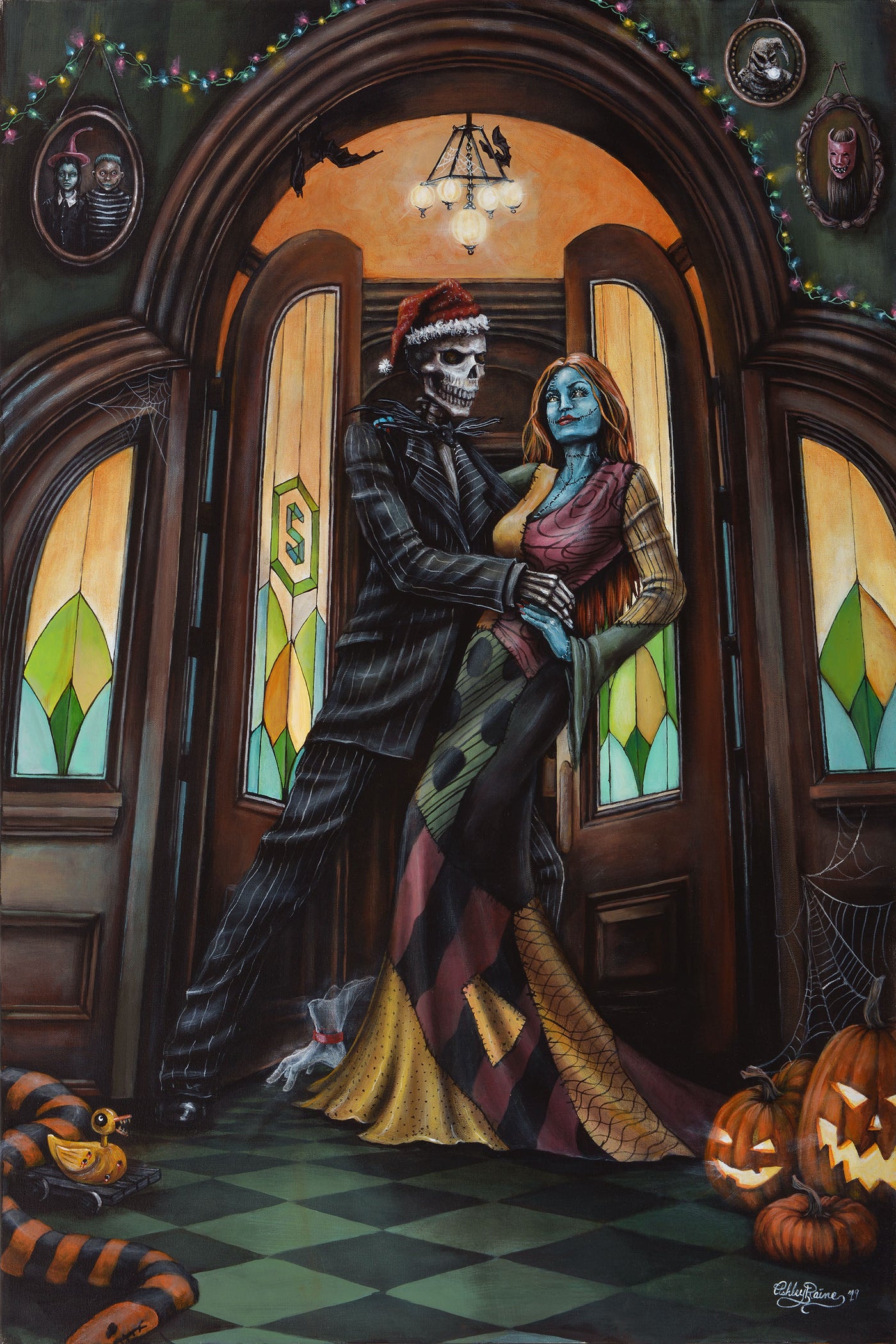 Nightmare Before Adams Original by Ashley Raine SOLD!