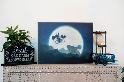 Baby Yoda's Midnight Ride by Artist Bucket