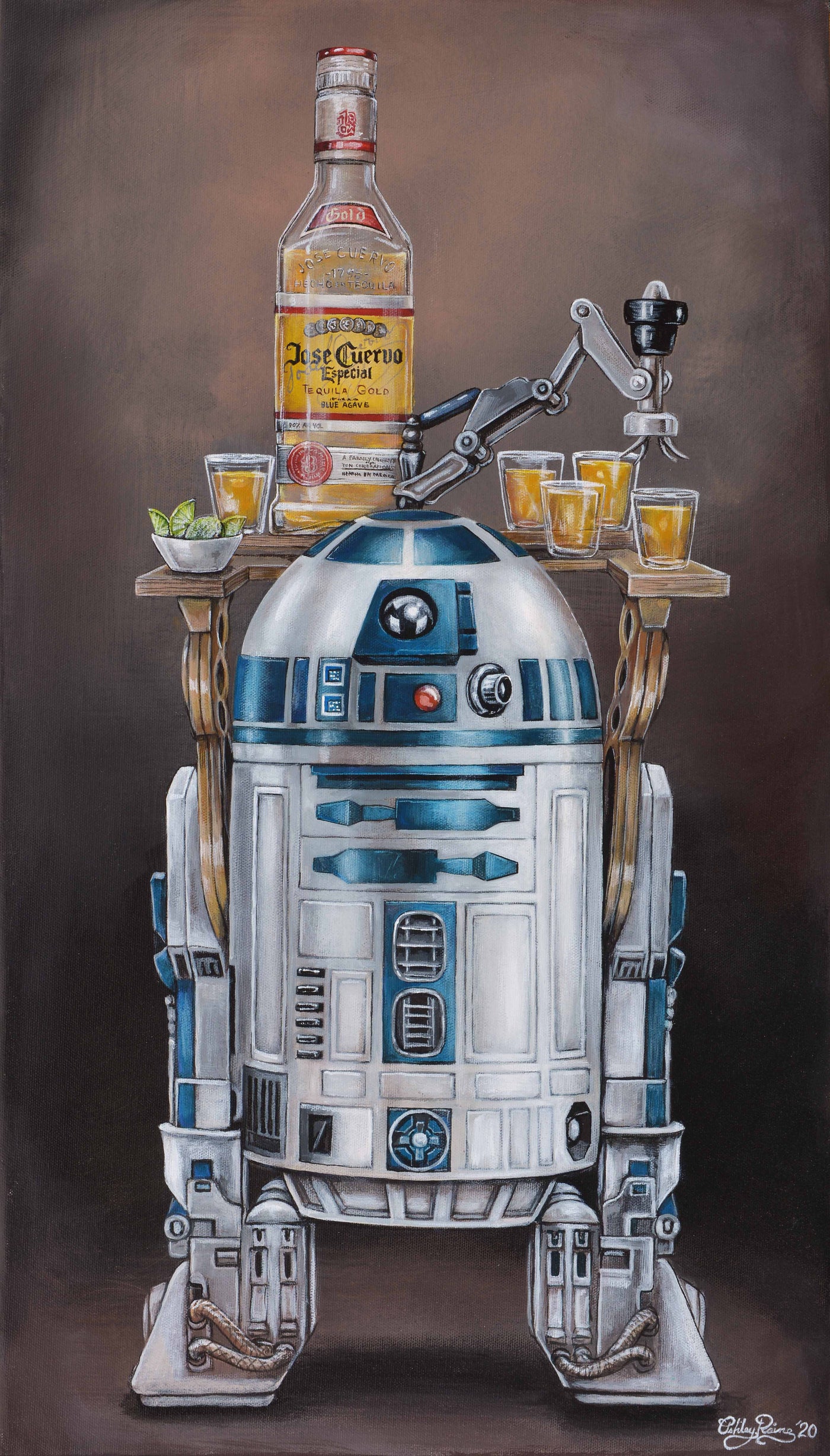 R2-Drank2 Original Painting by Ashley Raine SOLD!