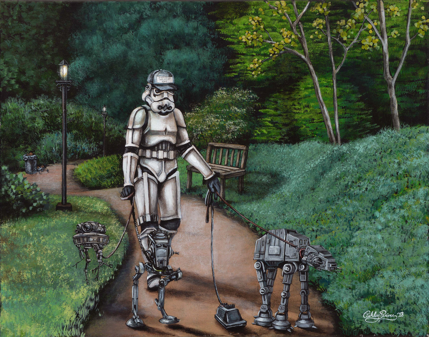 Imperial Walker Original by Ashley Raine SOLD