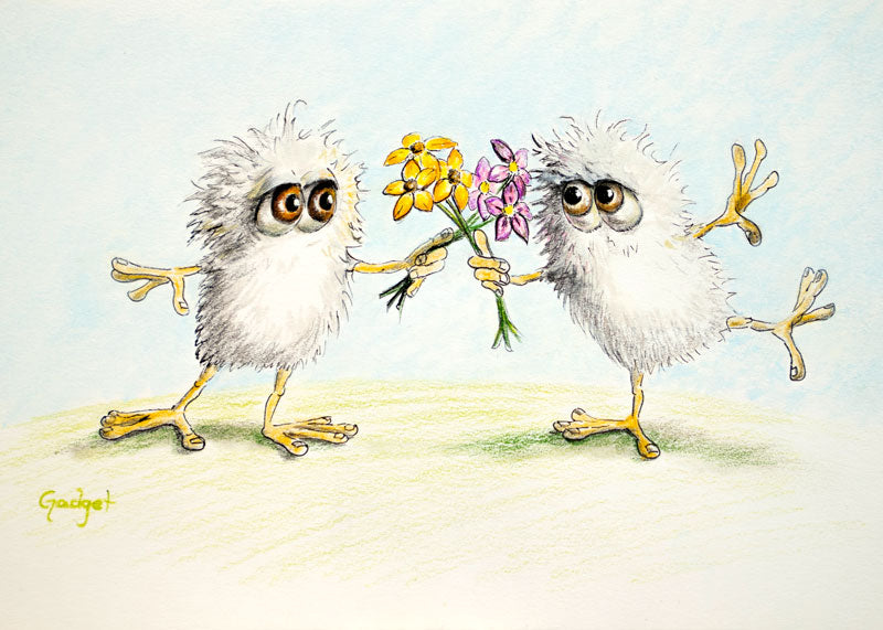 FLOWER FIGHTING FIFFLES by artist Gadget